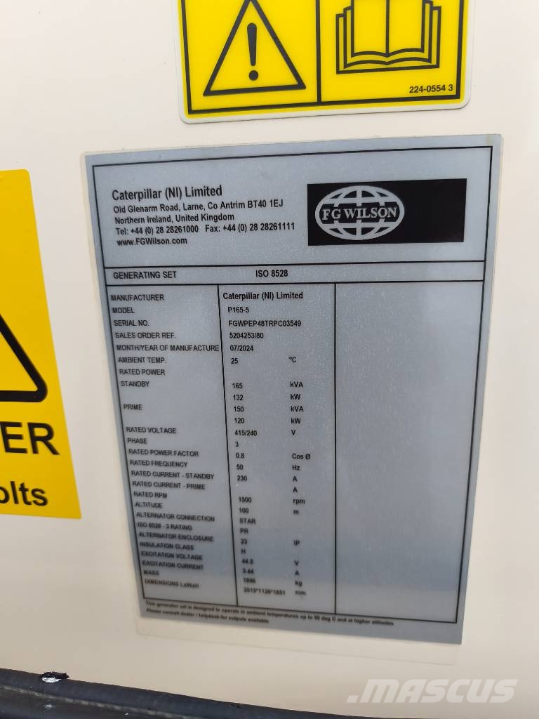 wilsons P165-5 165 kVA Genset diesel generator Diesel Generatoren