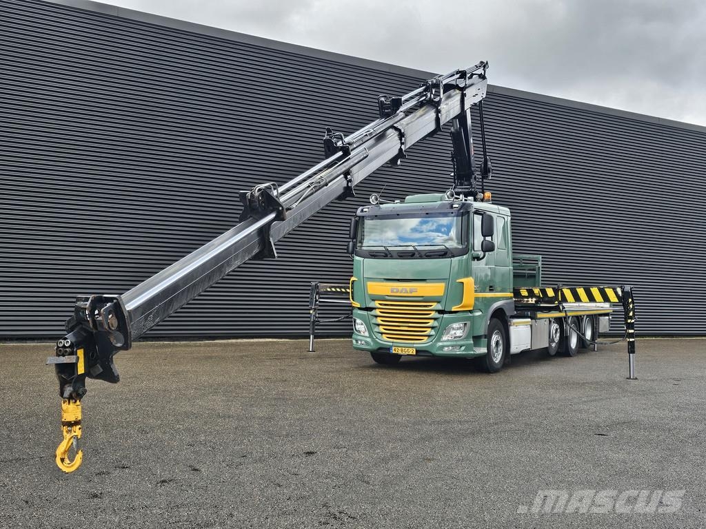 DAF XF 460 8x2 / HIAB CRANE + REMOTE / KRAN / GRUA クレーントラック、ユニック車