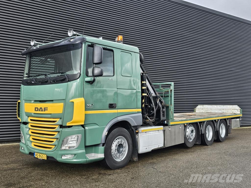 DAF XF 460 8x2 / HIAB CRANE + REMOTE / KRAN / GRUA Φορτηγά με Γερανό