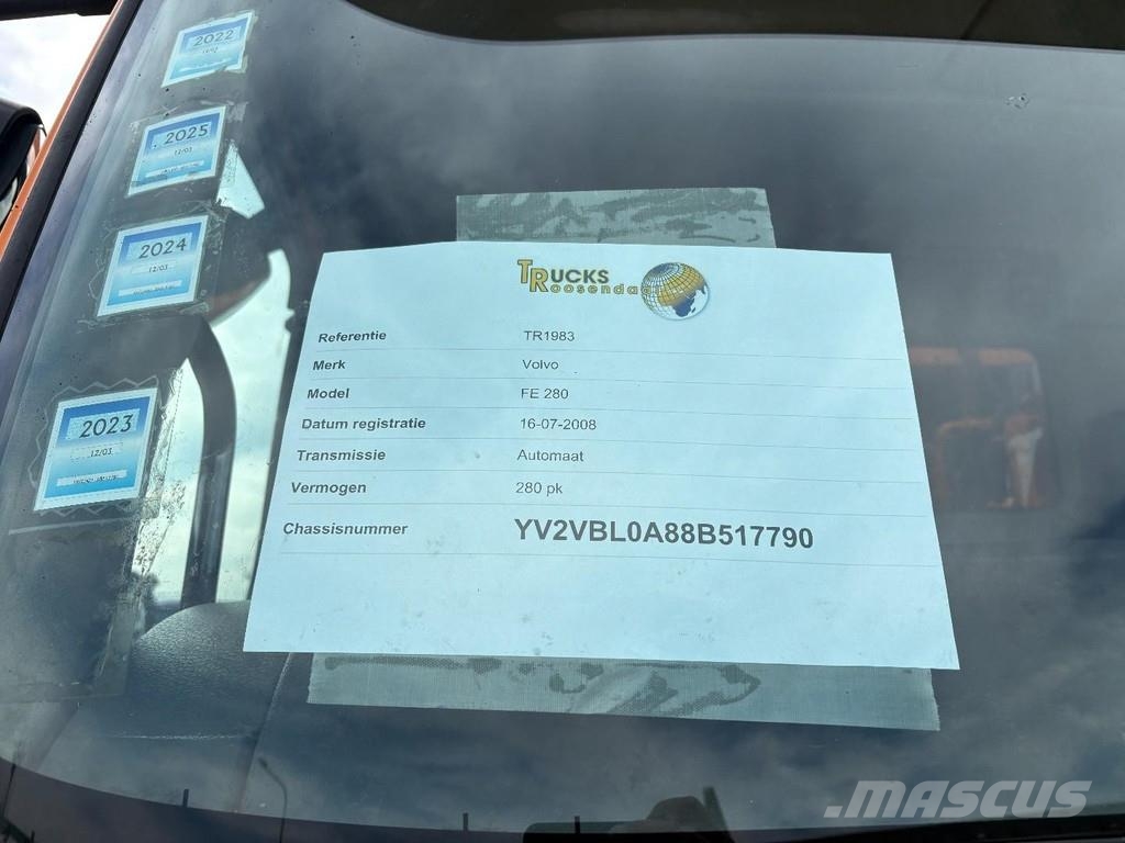 Volvo FE 19,280 + complete system + GEESINK BODY CAPACIT شاحنات المخلفات