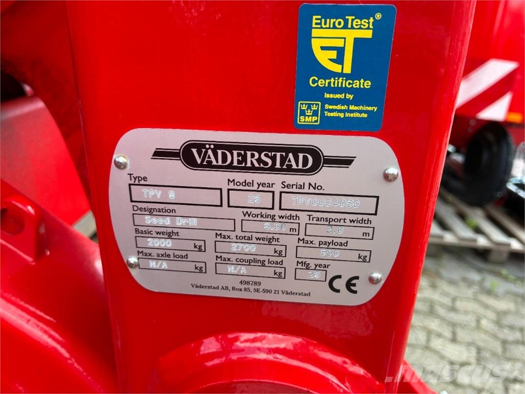 Väderstad Tempo V TPV 8 Farm machinery