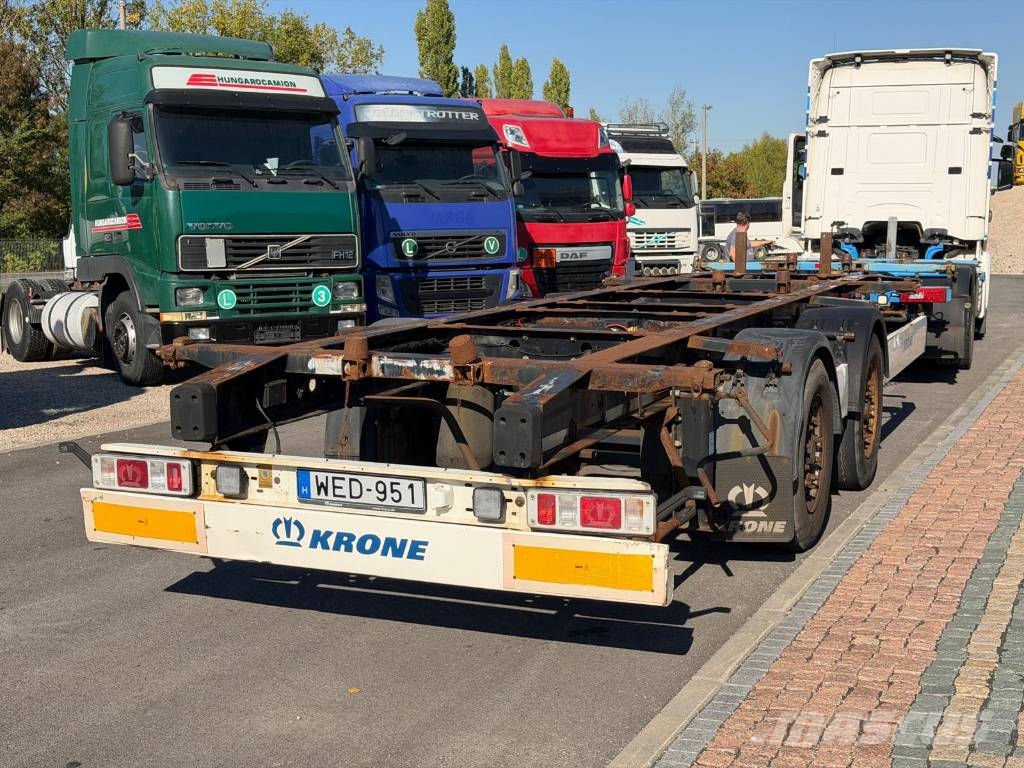 Krone ZZ Konténerszállító pótkocsi Sasiu