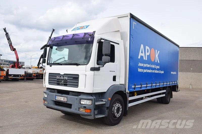 MAN TGM 18.280 Tautliner Ciężarówki firanki