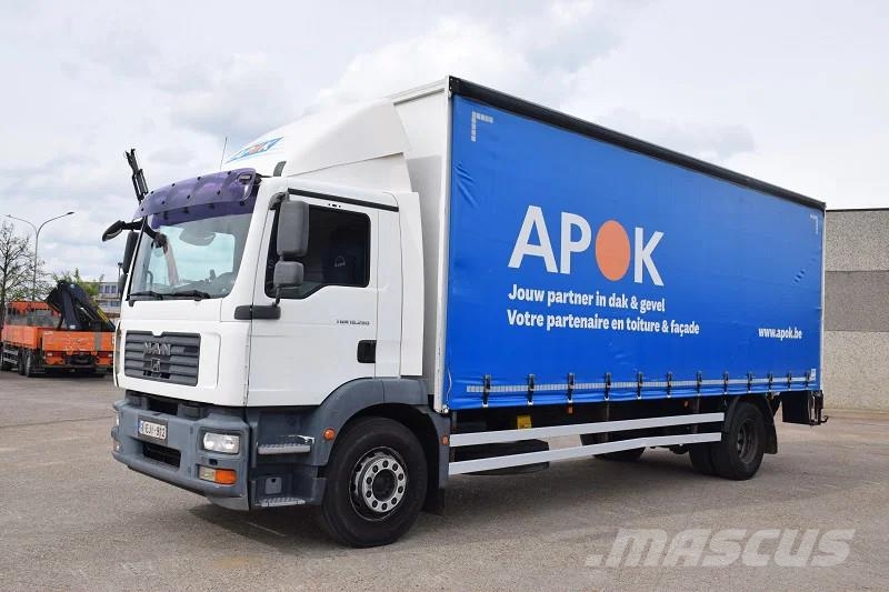 MAN TGM 18.280 Tautliner Ciężarówki firanki