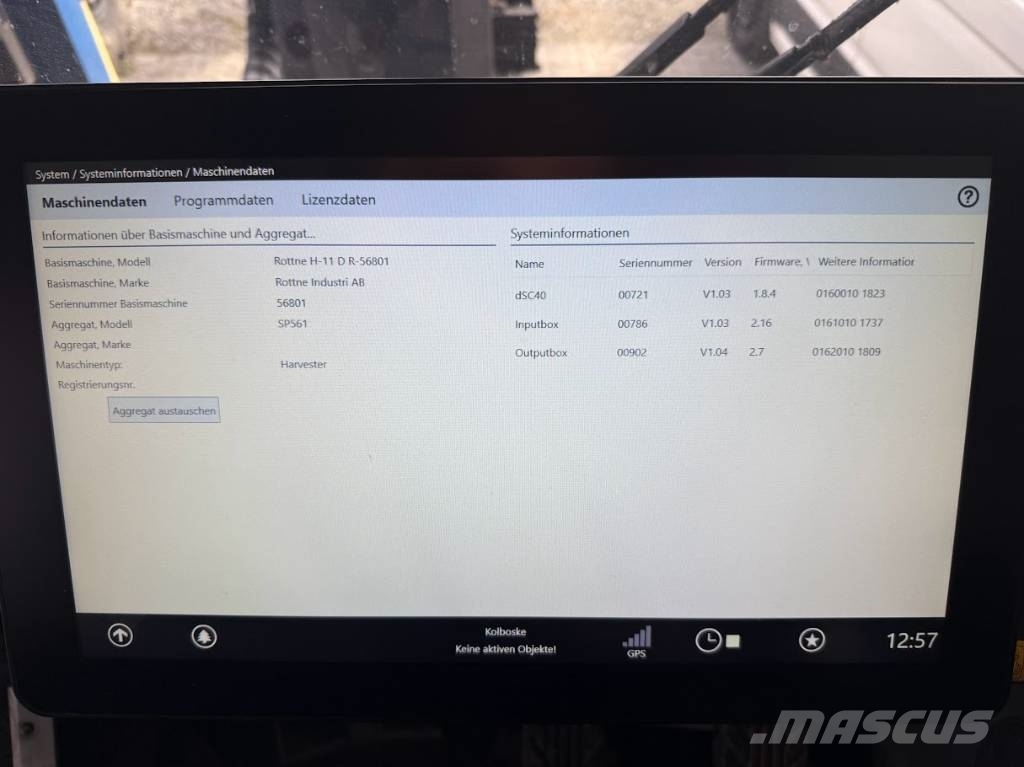 Rottne H11D حصادات