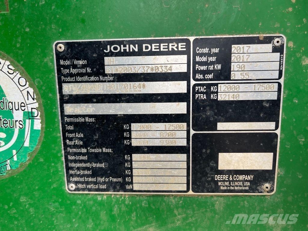 John Deere R4040i رشاشات ذاتية الحركة