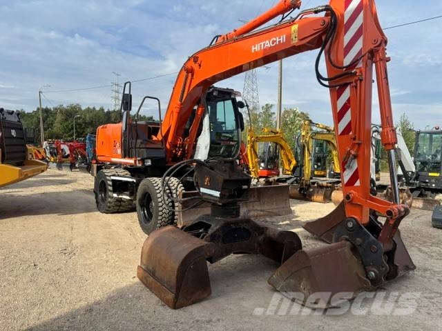 Hitachi ZX 130 W Gravemaskiner på hjul