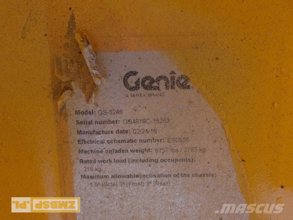 Genie GS 3246 Nacelle ciseaux
