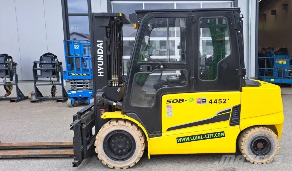 Hyundai 50 B-9, Gabelstapler, Vollkabine,Forklift 5t, 4,3m Elektrikli forkliftler