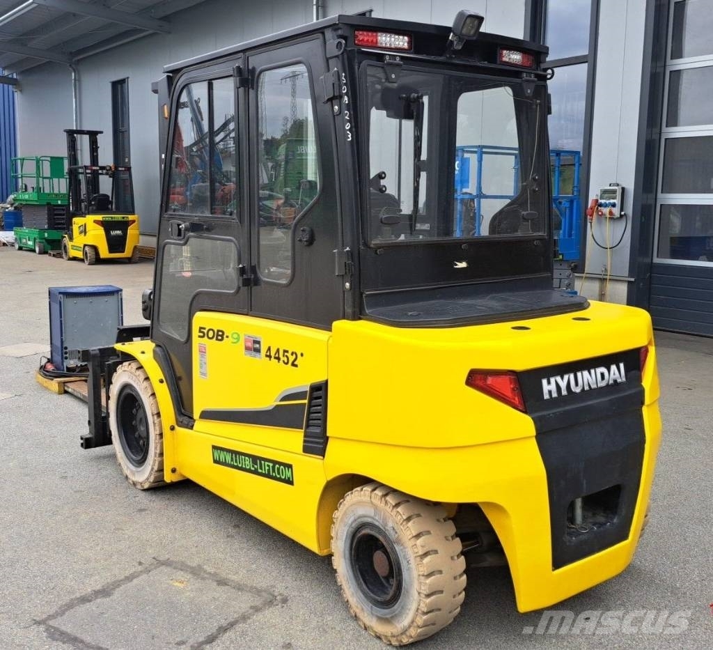 Hyundai 50 B-9, Gabelstapler, Vollkabine,Forklift 5t, 4,3m Elektrikli forkliftler