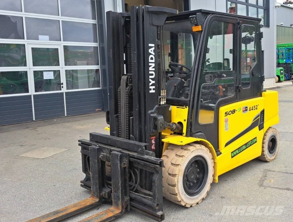 Hyundai 50 B-9, Gabelstapler, Vollkabine,Forklift 5t, 4,3m Elektrikli forkliftler