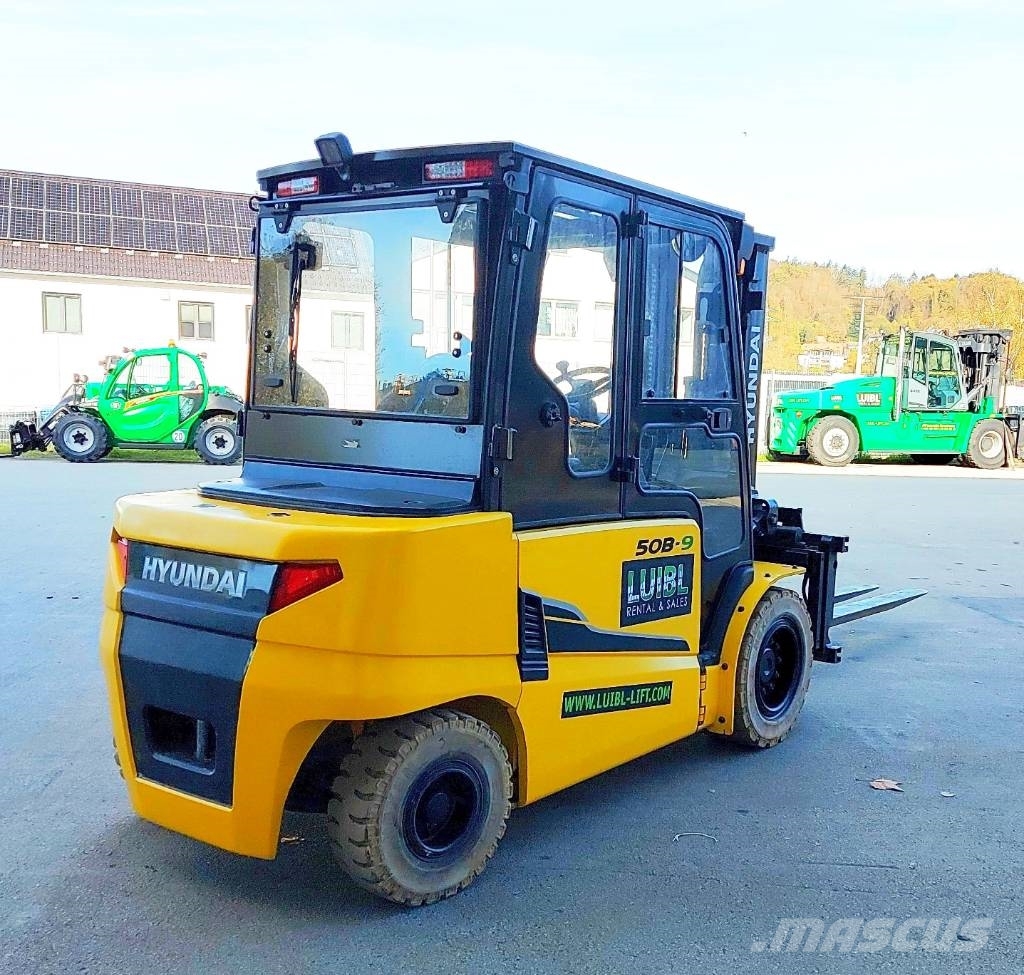 Hyundai 50 B-9, Gabelstapler, Vollkabine,Forklift 5t, 4,3m Elektrikli forkliftler