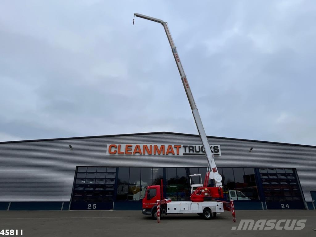 DAF FA 45 CF 220 Klaas 34 meter Dachdeckerkran Teherautóra szerelt emelők és állványok