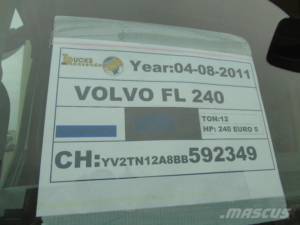Volvo FL 240 + 12t + euro 5 + lift Kastenaufbau