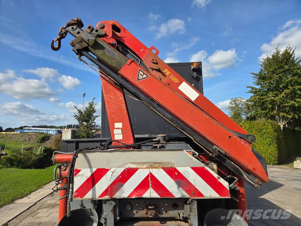 Iveco 4x4 Palifinger service truck workpace crane Camion plateau ridelle avec grue