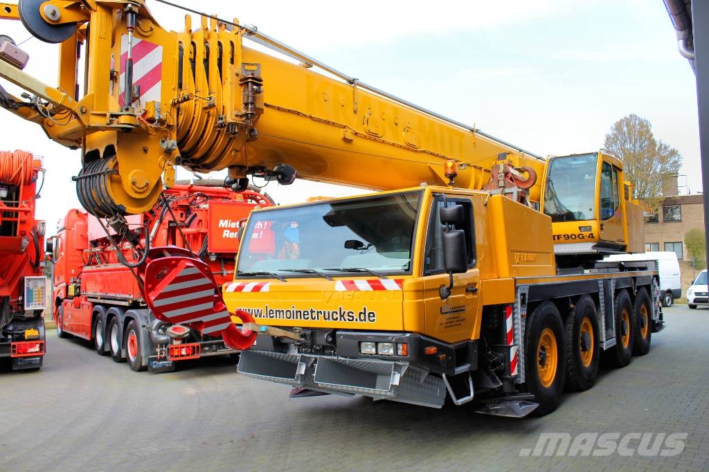 Faun Tadano ATF 90 G-4 8x6 Autokran + 20 tonnen Ballast Ruw terrein kranen