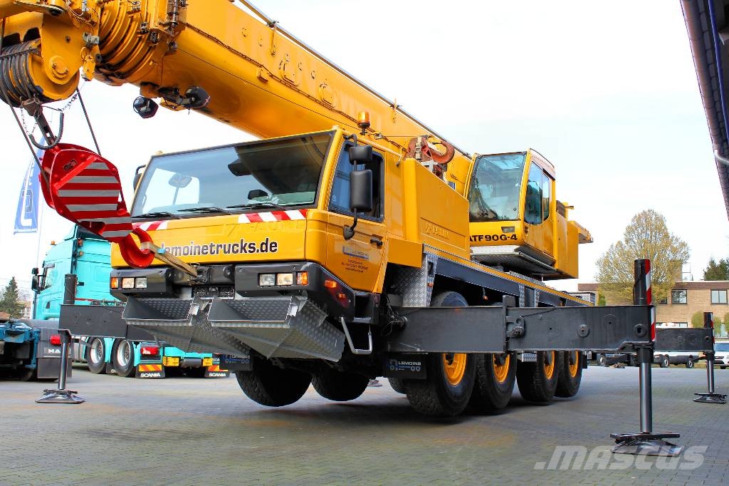 Faun Tadano ATF 90 G-4 8x6 Autokran + 20 tonnen Ballast Ruw terrein kranen
