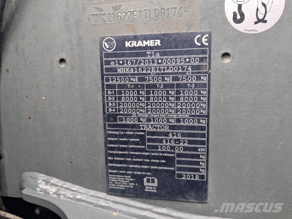 Kramer KT 447 Teleskopické nakladače pre poľnohospodárstvo