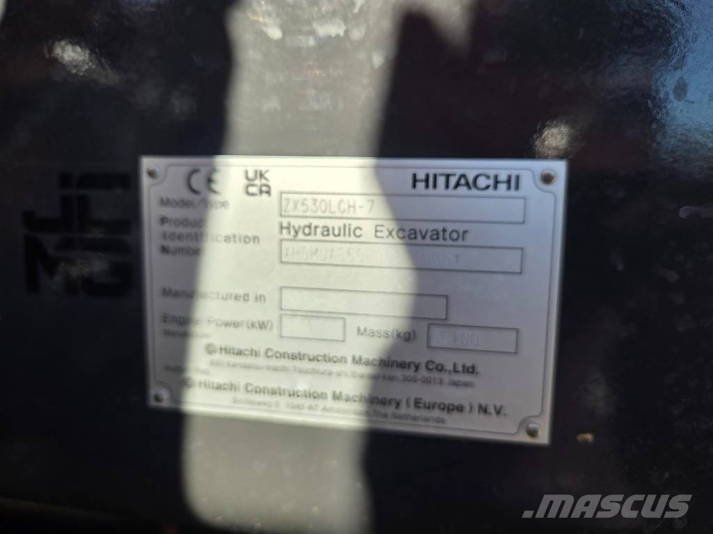 Hitachi ZX530-7, 2026, 56t, 3cm bucket Pásová rýpadla