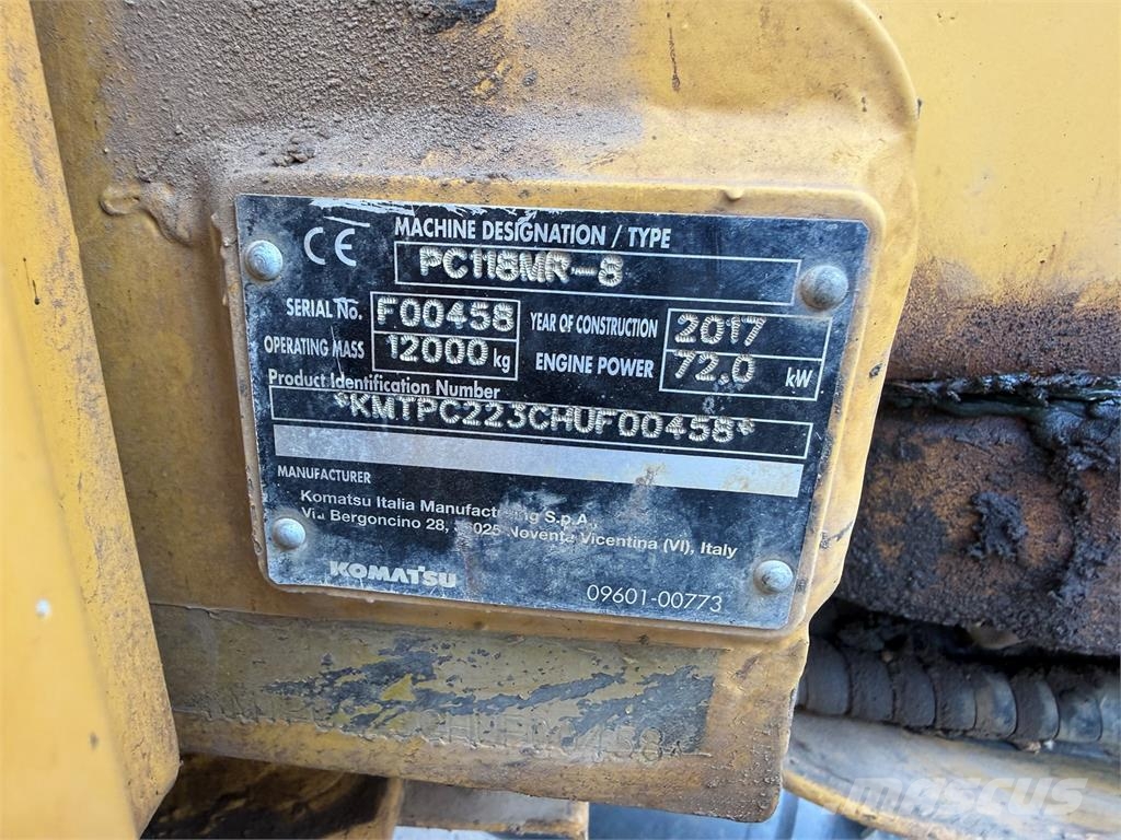 Komatsu PC118MR Bageri gusjeničari
