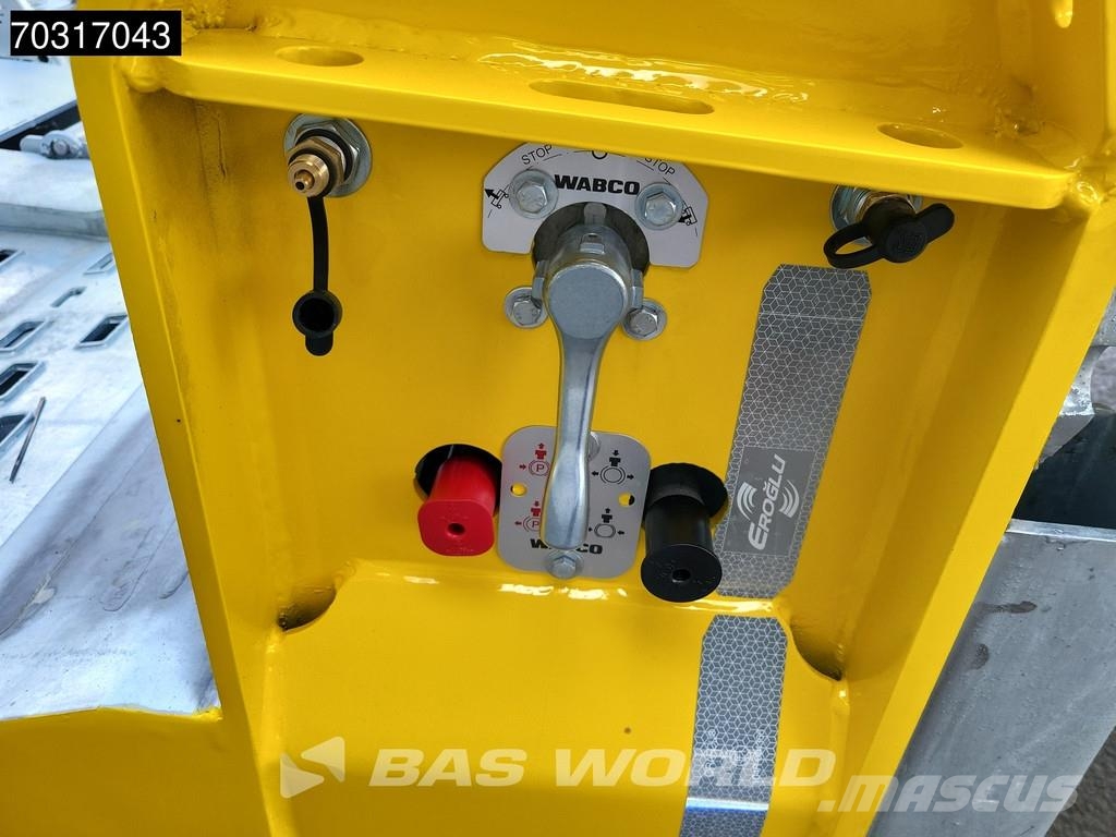 Eroglu 2 axles Trucktransporter SAF Winch Semirremolques para transporte de vehículos