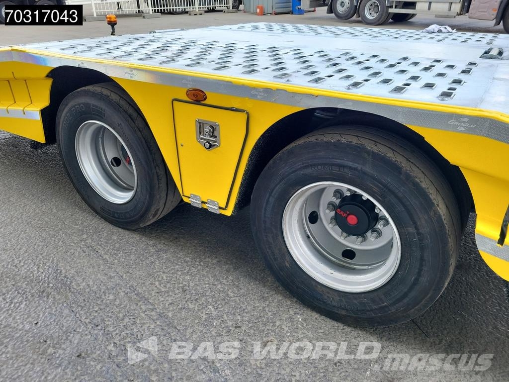 Eroglu 2 axles Trucktransporter SAF Winch Semirremolques para transporte de vehículos
