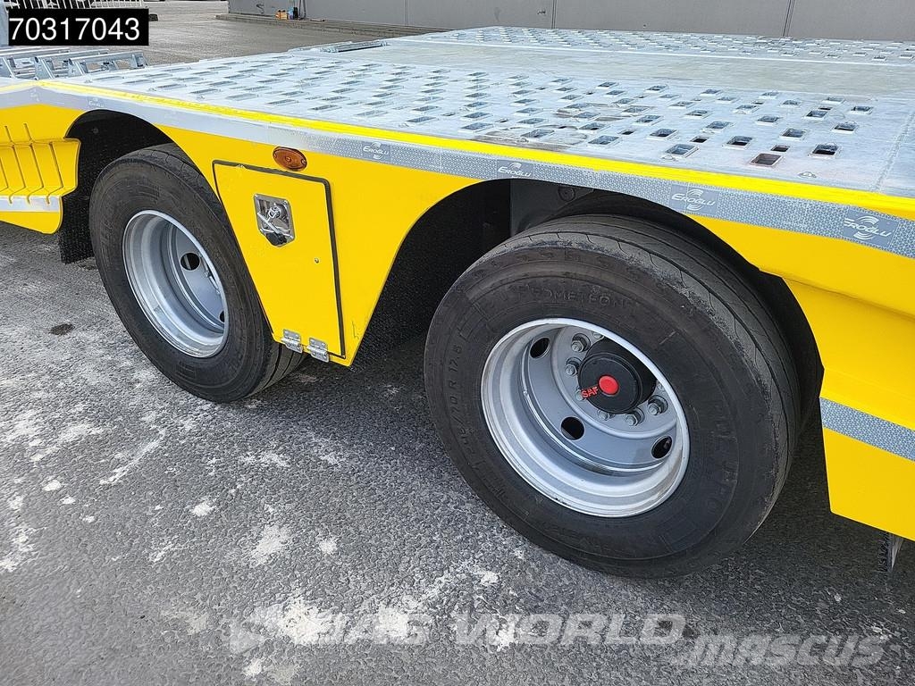 Eroglu 2 axles Trucktransporter SAF Winch Semirremolques para transporte de vehículos