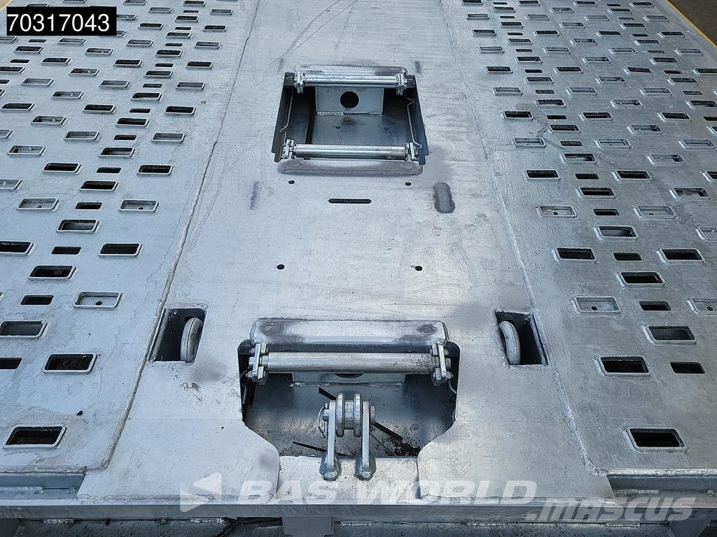 Eroglu 2 axles Trucktransporter SAF Winch Semirremolques para transporte de vehículos