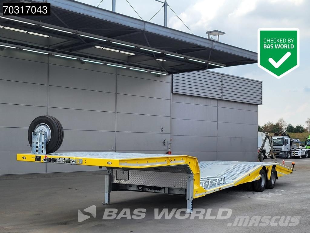 Eroglu 2 axles Trucktransporter SAF Winch Semirremolques para transporte de vehículos
