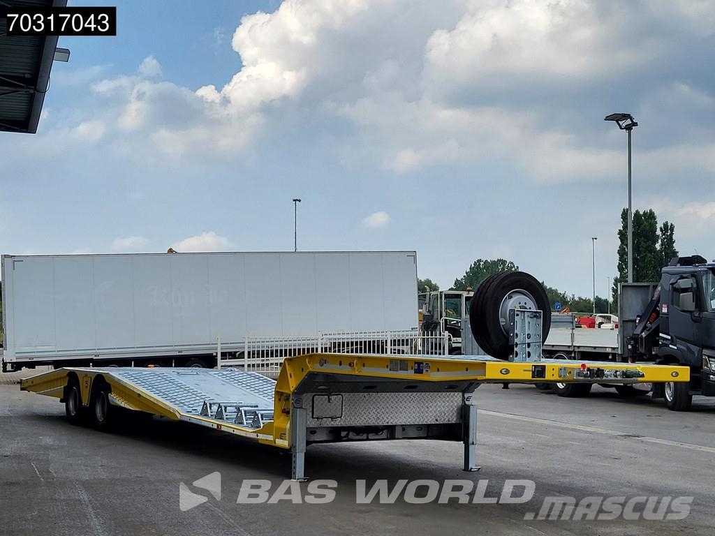 Eroglu 2 axles Trucktransporter SAF Winch Semirremolques para transporte de vehículos