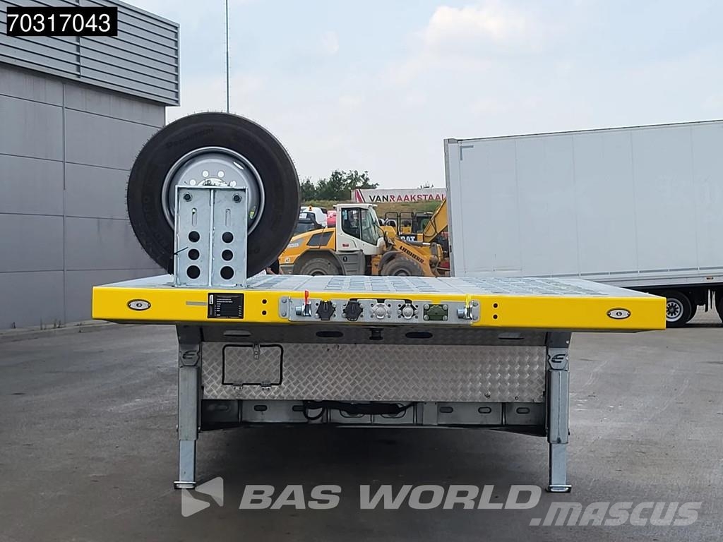Eroglu 2 axles Trucktransporter SAF Winch Semirremolques para transporte de vehículos