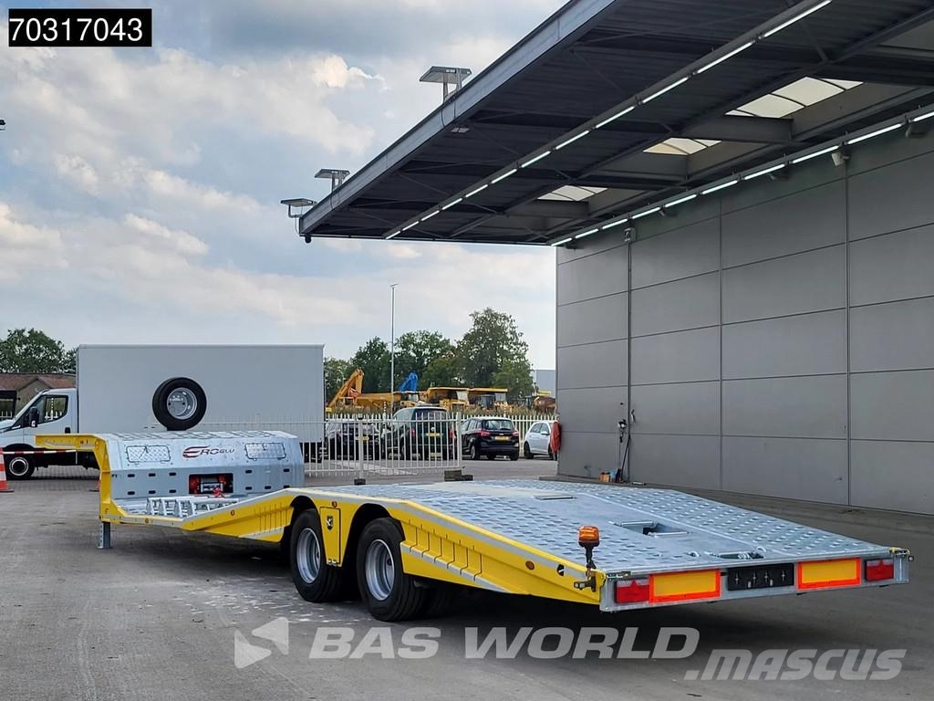 Eroglu 2 axles Trucktransporter SAF Winch Semirremolques para transporte de vehículos