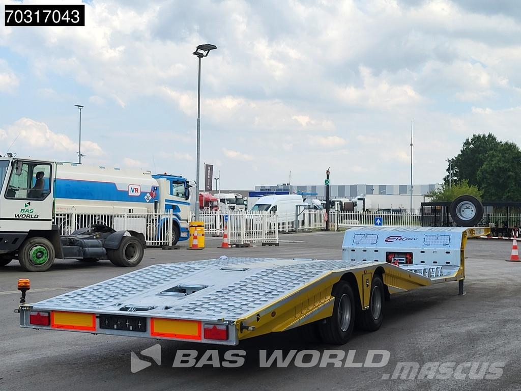 Eroglu 2 axles Trucktransporter SAF Winch Semirremolques para transporte de vehículos
