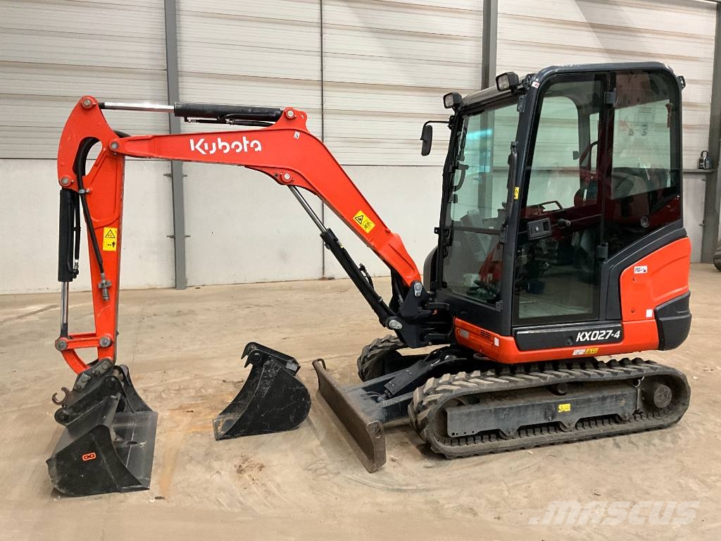 Kubota KX 027-4 حفارات صغيرة أقل من 7 طن (حفارات صغيرة)