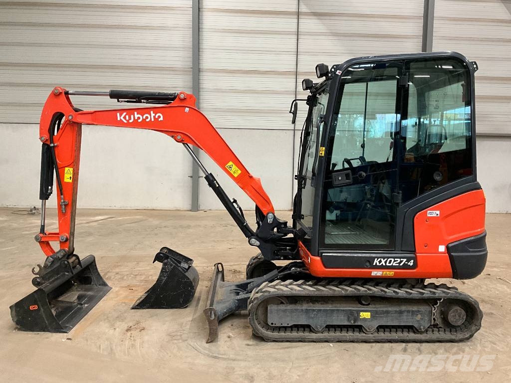 Kubota KX 027-4 حفارات صغيرة أقل من 7 طن (حفارات صغيرة)