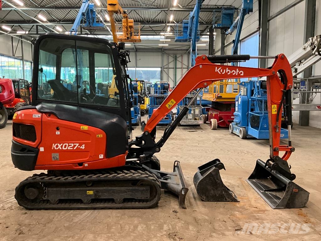 Kubota KX 027-4 حفارات صغيرة أقل من 7 طن (حفارات صغيرة)