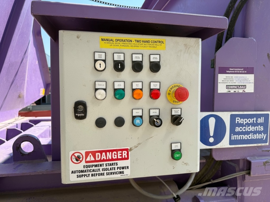 Baler for Paper Plastic Cardboard - Bollegraaf Paal HSM Industrial balers