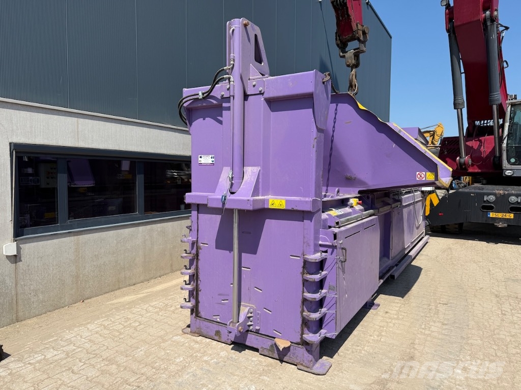 Baler for Paper Plastic Cardboard - Bollegraaf Paal HSM Industrial balers