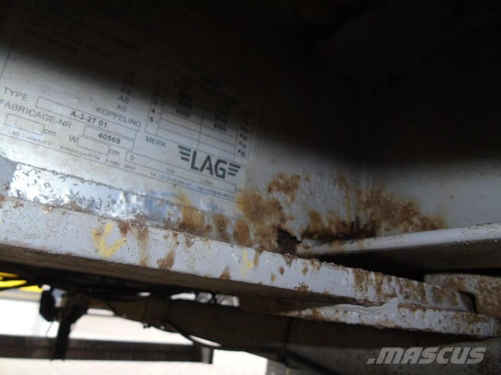 LAG 3 AXLE Flatbed römorklar