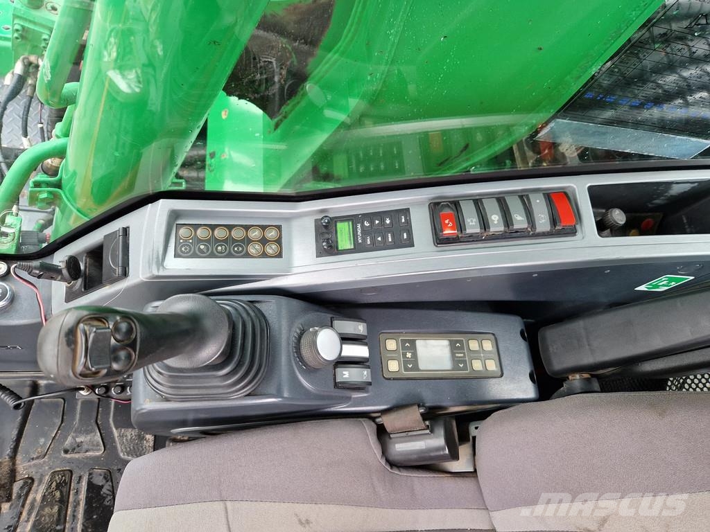 Hyundai Robex 160W-9A with 6-cylinder Cummins Hjulgravere