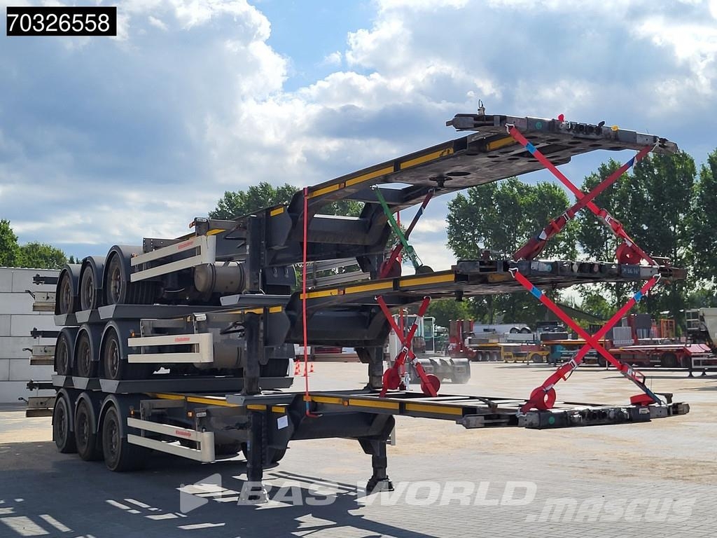 Kässbohrer CS APK 10/26 Lift Axle Stack Containerchassis