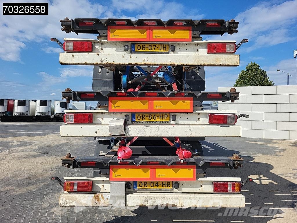 Kässbohrer CS APK 10/26 Lift Axle Stack Containerchassis