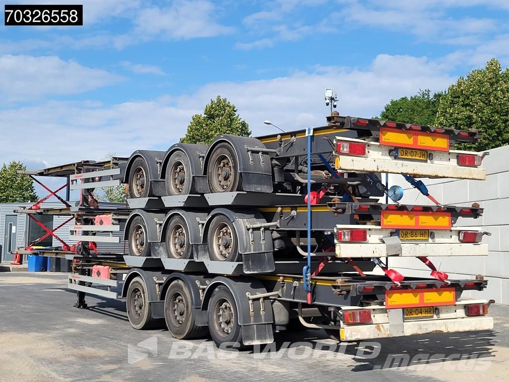 Kässbohrer CS APK 10/26 Lift Axle Stack Containerchassis