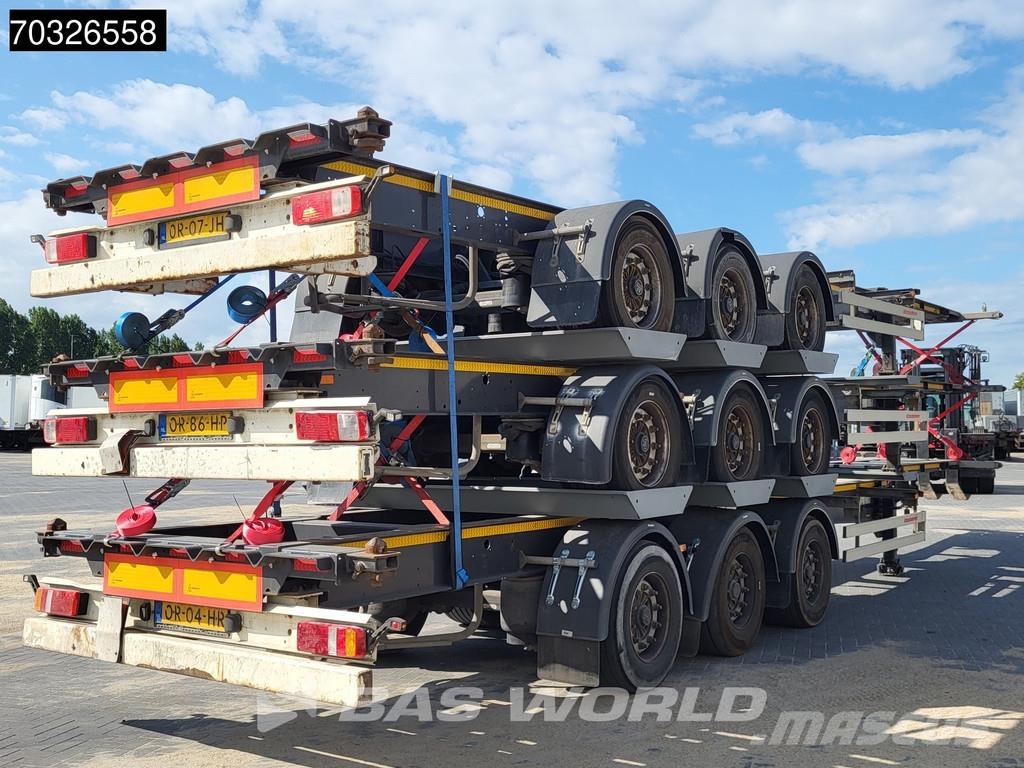 Kässbohrer CS APK 10/26 Lift Axle Stack Containerchassis