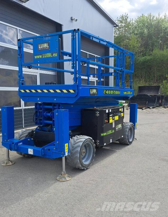 Genie GS 3369 RT  non marking tyres, 12m Škarjaste dvižne ploščadi