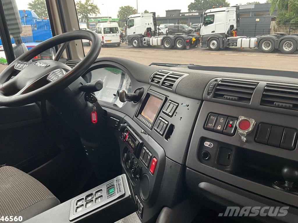 DAF FAN CF 290 Euro 6 Hiab 21 Tonmeter laadkraan 폐기물 수거 트럭