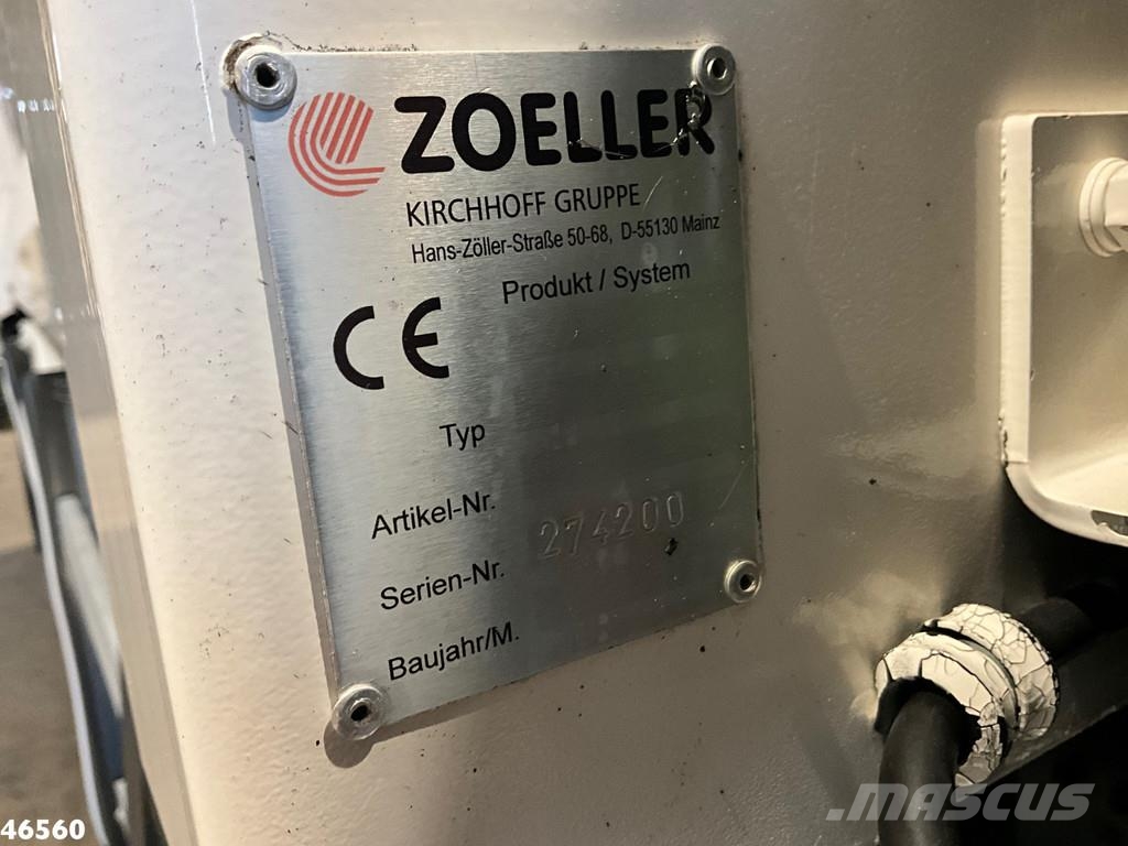 DAF FAN CF 290 Euro 6 Hiab 21 Tonmeter laadkraan 폐기물 수거 트럭