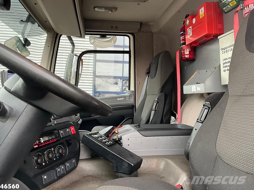DAF FAN CF 290 Euro 6 Hiab 21 Tonmeter laadkraan 폐기물 수거 트럭
