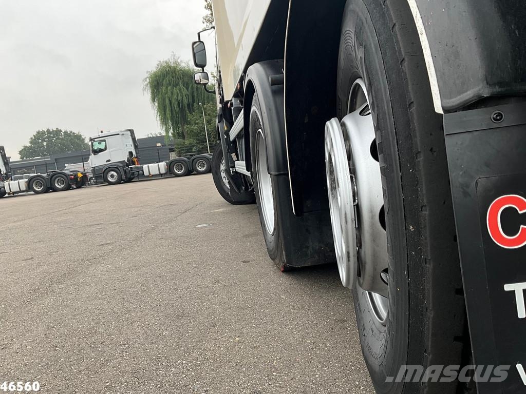 DAF FAN CF 290 Euro 6 Hiab 21 Tonmeter laadkraan 폐기물 수거 트럭
