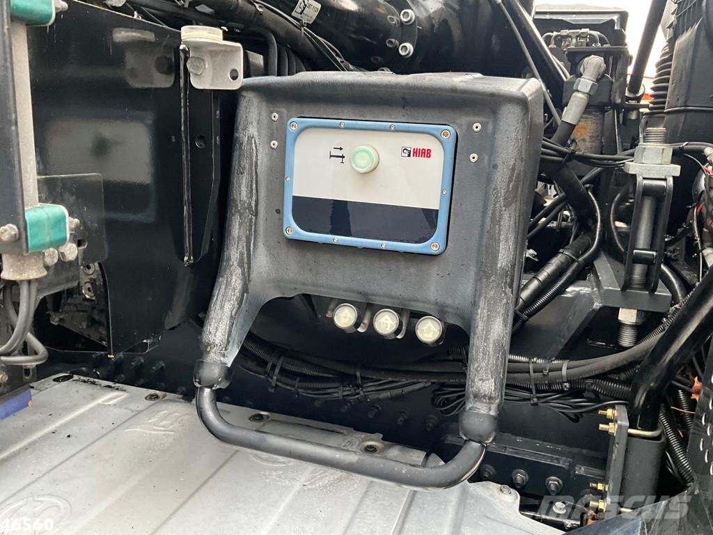 DAF FAN CF 290 Euro 6 Hiab 21 Tonmeter laadkraan 폐기물 수거 트럭